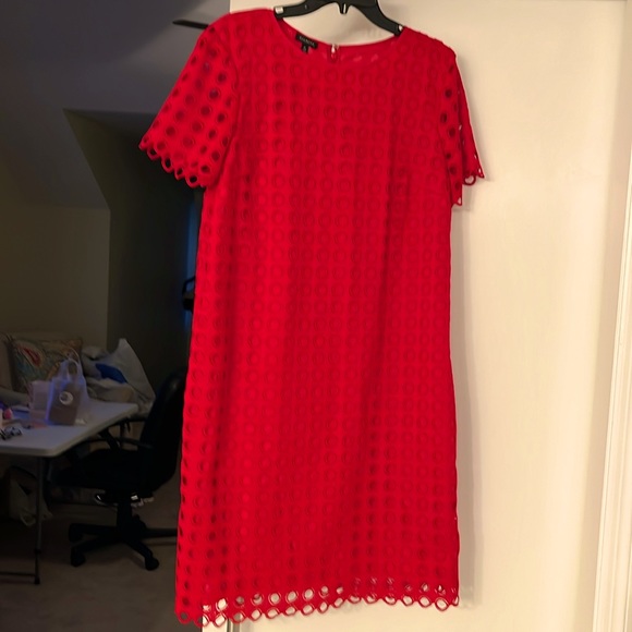 Talbots red dress. like new - Picture 1 of 4